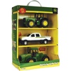 image:imageTOMY John Deere Kids Tractor Toy with Flarebox Wagon Set  8 Inches  John Deere Tractor Toys for Kids  Toddler Toys Ages 3 and UpTractor and Truck 3 Pack