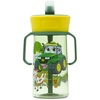 image:imageTOMY John Deere PopUp Straw Trainer Cup by ERTL  Toddler Sippy Cup with EasyGrip Handles Durable Plastic amp PushButton Hygienic Straw Ages 12 Months LP88973