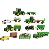 image:imageTOMY John Deere Tractor Toy and Truck Toy Value Set  164 Scale  Officially Licensed Farm Toy Playset Includes Tractors Trucks Fencing and Horse Toy  Ages 5 Years and Up
