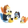 image:imageTOMY Toomies Bluey Bath Toys  Blueys Family Pourers  Includes Chilli Bandit Bingo and Bluey Figures  Nesting and Stacking Cups for Bath Beach or Pool  4 Count  Ages 18 Months and UpFamily Pourers