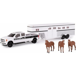 image:image132 Ford F350 Pickup with Horse Trailer and Horses Pretend Play amp Imaginative Play for Ages 3 to 11Ford  Trailer with Horses