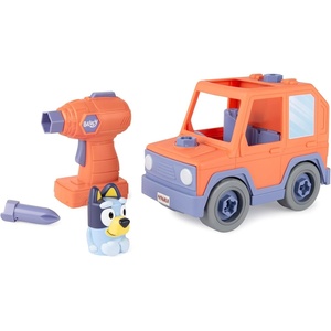 image:imageBUILDABUDDY Bluey Car  Buildable Motorized Vehicle for Take Apart Play  Includes Figure and Toy Drill  Officially Licensed Bluey Toys  Kids Gifts and Summer Outdoor Toys Ages 3 Years and UpBluey Car