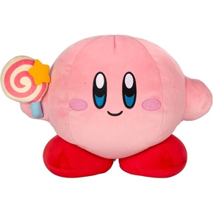 image:imageClub MocchiMocchi Kirby Plush  Kirby with Invincible Candy Plushie  Squishy Toys  Collectible and Cute Stuffed Animals  Gaming Gifts and Game Room Decor  Video Game Collectibles  15 InchKirby and Invincible Candy