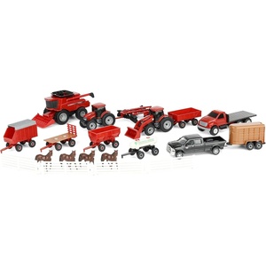 image:imageERTL 164 Case IH Tractor and Vehicle 20 Piece Value Set ZFN44091Farm Toy