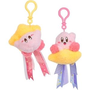 image:imageTOMY ClipOn Kirby Plush ClipOns  2Pack with Waving amp Warp Star Kirby  Officially Licensed Plush Gaming Accessories  Easter Basket Stuffers for Gamers  Ages 6