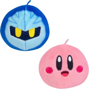 image:imageTOMY Gyummies Kirby Stress Relief Plush  2Pack with Kirby amp Meta Knight  Squishy Collectible Plush Toys  Pocket Size Gifts for Gamers  Ages 6