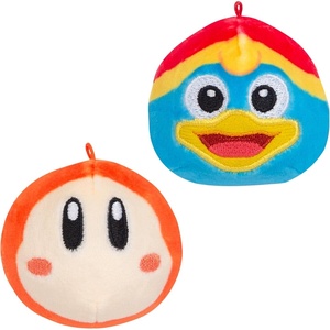 image:imageTOMY Gyummies Kirby Stress Relief Plush  2Pack with Waddle Dee and King Dedede  Squishy Collectible Plush Toys  Pocket Size Gifts for Gamers  Ages 6
