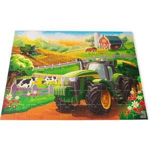 image:imageTOMY John Deere Farm Kids Puzzle  Kids and Toddler Puzzle with Large Durable Pieces  Toddler Learning Toys for Early Childhood Development  Kids Puzzles  70 Piece  Puzzle for Kids Ages 4 and Up