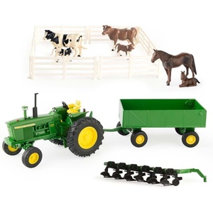 image:imageTOMY John Deere Farm Toy Playset  132 Scale  Includes DieCast Tractor Toy Farm Animal Toys and Farming Accessories  Toddler Toys Ages 3 Years and Up