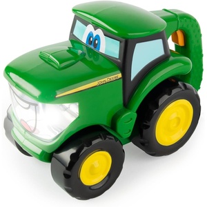 image:imageTOMY John Deere Johnny Tractor Toy Flashlight  2in1 Kids Flashlight and Toy Tractor with Free Rolling Wheels  Officially Licensed John Deere Toys Ages 18 Months and Up
