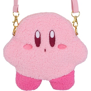 image:imageTOMY Mofulatto Kirby Plush Crossbody Bag  Officially Licensed Pochette with Zippered Closure for Small Accessories  8 Inch  Gaming Gifts and Accessories  Ages 14 Years