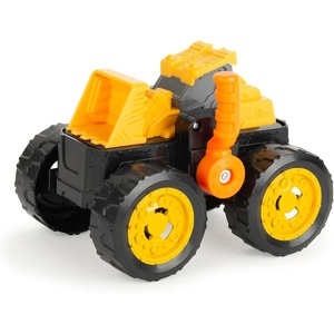image:imageTOMY Monster Treads John Deere Flipper Truck Toy  2in1 Transforming Dump Truck and Loader Toy with Heavy Duty Tires  Kids Construction Toys  Ages 3 Years and Up