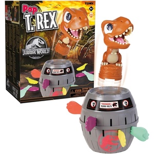 image:imageTOMY Pop Up Bluey Kids Game  Family and Preschool Games for Family Game Night  Officially Licensed Bluey Toys  24 Players  Ages 4 Years and UpPop Up TRex