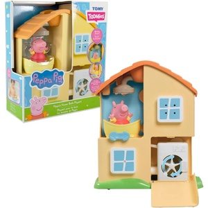 image:imageTOMY Toomies Peppa Pig House Bath Toy Playset  Toddler Bathtub Activity Center Suction Cup Toy  Peppa Pig Baby Bath Toys  Toddler Bath and Water Toys  Ages 18 Months and UpPeppas House