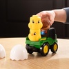image:imageBuildABuddy Stackers Farm Playset  10Piece John Deere Chick Toy Set with Chicks Eggshells Farmer and Gator  Officially Licensed John Deere Toys  Toddler Stacking Toys  Ages 18 Months and Up