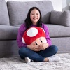 image:imageClub Mocchi Mocchi Mario Kart Plushies  Spiny Shell Plushie  Squishy Toys  Collectible Mario Figures and Cute Stuffed Animals  Holiday Gifts and Stocking Stuffers for Kids  15 InchRed Mushroom