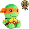 image:imageClub MocchiMocchi Teenage Mutant Ninja Turtles Plush  TMNT Leonardo Plushie  Ninja Turtle Stuffed Animal Toys and Room Decor  Plush Collectible TMNT Figures  6 inchMichelangelo