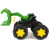 image:imageJohn Deere Monster Treads Rev Up Tractor Toy Tractor Toys  Monster Truck Style Tires and Sounds  10 Inch  Ages 3 Years and Up Green
