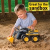 image:imageTOMY John Deere Sandbox Big Scoop Excavator Toy with Tilting Dump Bed  John Deere Construction Toys  Toddler Toys for Sandbox  15 InchFrustration Free