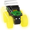 image:imageTOMY Monster Treads  John Deere Tractor Toy and Wagon  Includes Lights Sounds and Monster Truck Tires  John Deere Farm Toys  Ages 3 Years and UpMini Farm Toys