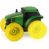 image:imageTOMY Monster Treads  John Deere Tractor Toy and Wagon  Includes Lights Sounds and Monster Truck Tires  John Deere Farm Toys  Ages 3 Years and UpMini Farm Toys