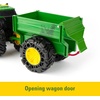 image:imageTOMY Monster Treads  John Deere Tractor Toy and Wagon  Includes Lights Sounds and Monster Truck Tires  John Deere Farm Toys  Ages 3 Years and UpTractor and Wagon