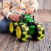 image:imageTOMY Monster Treads Lightning Wheels  Deluxe Rainbow Tractor  John Deere Tractor Toys  Light Up Monster Truck Toy with Rainbow Lights and Sounds  Ages 3 Years and Up