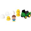 image:imageBuildABuddy Stackers Farm Playset  10Piece John Deere Chick Toy Set with Chicks Eggshells Farmer and Gator  Officially Licensed John Deere Toys  Toddler Stacking Toys  Ages 18 Months and Up