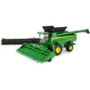 image:imageERTL 132 Scale John Deere S7 800 Combine  DieCast Farm Toy with Dual Front Tires HDF45 Grain Head amp CF12 Folding Corn Head Realistic Features for Play amp Display