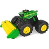 image:imageTOMY Monster Treads  John Deere Tractor Toy and Wagon  Includes Lights Sounds and Monster Truck Tires  John Deere Farm Toys  Ages 3 Years and UpSuper Scale Combine