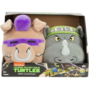 image:imageClub MocchiMocchi Teenage Mutant Ninja Turtles Plush  TMNT Leonardo Plushie  Ninja Turtle Stuffed Animal Toys and Room Decor  Plush Collectible TMNT Figures  6 inchBebop and Rocksteady