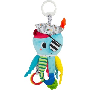 image:imageLamaze Clip On Car Seat and Stroller Toy  Captain Calamari  Crinkle Car Seat Toys and Stroller Toys  Sensory Toys for Babies  Travel Toys for Car  Infant Toys Ages 0 Months and Up1 Count Pack of 1