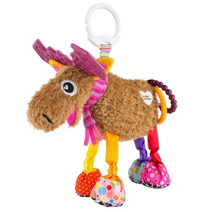 image:imageLamaze Clip On Car Seat and Stroller Toy  Muffin the Moose  Crinkle Sensory Toys for Babies on the Go  High Contrast Travel Toys for Infants  Ages 0 Months and Up