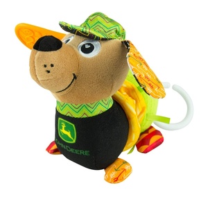image:imageLamaze John Deere Corn E Dogg Car Seat and Stroller Toy  Soft Baby Hanging Toys  Baby Crinkle Toys with High Contrast Colors  Baby Travel Toys Ages 0 Months and Up