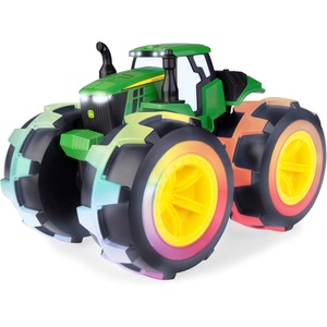 image:imageTOMY Monster Treads Lightning Wheels  Deluxe Rainbow Tractor  John Deere Tractor Toys  Light Up Monster Truck Toy with Rainbow Lights and Sounds  Ages 3 Years and Up