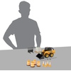 image:imageJohn Deere ERTL Big Farm John Deere Skid Steer Set  116 Scale  Construction Toys Includes Barrels and Cones  Kids Toys Ages 3 Years and UpYellow
